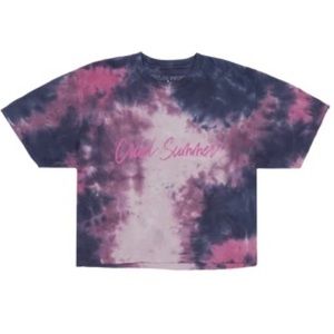Taylor Swift Cruel Summer Cropped Tie-Dye Tee Size Large